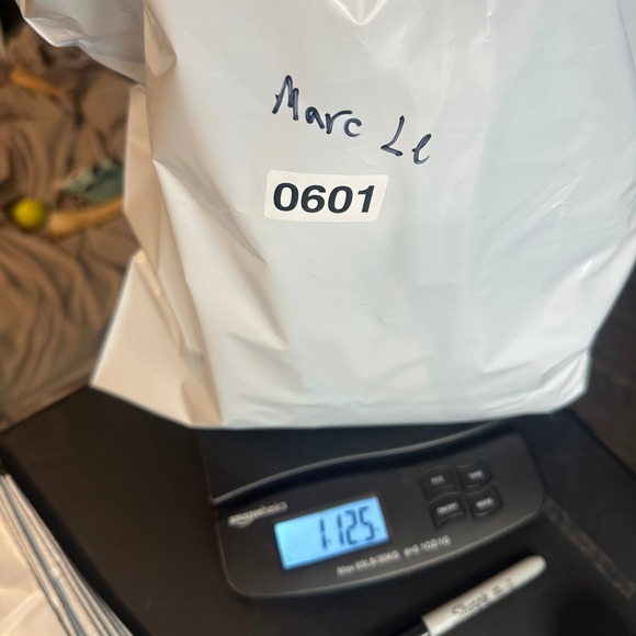 Marc New York Andrew Marc Leather Moto Jacket Anthracite Gray Size M - Picture 14 of 14